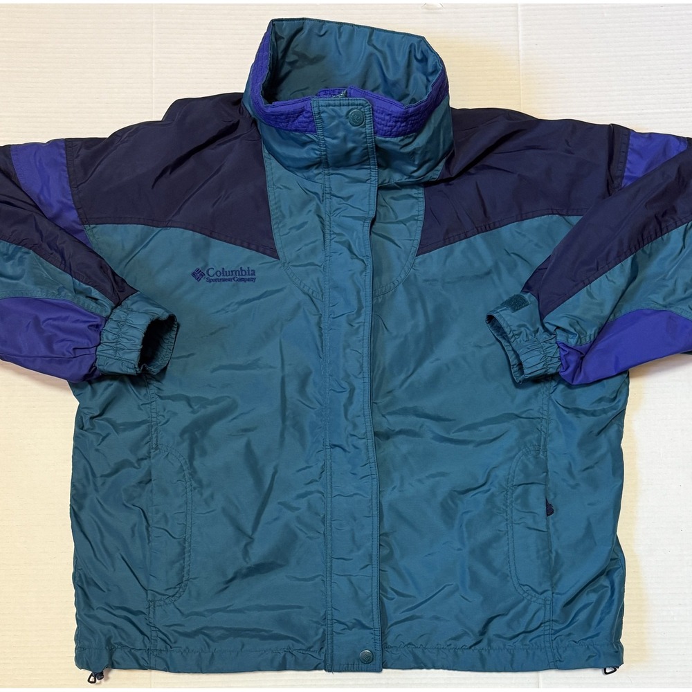 COLUMBIA Bugaboo - Women's Vintage Blue Lined Jacket -‎ Size X-Large XL